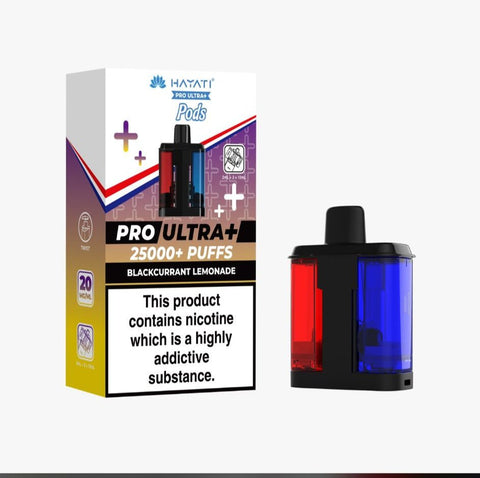 Shop Hayati Pro Ultra Plus 25000 Replacement Pods pack of 5 - Hayati Pro Ultra Plus 25000 Replacement Pods pack of 5 - Vape Blaze