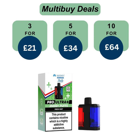 Shop Hayati Pro Ultra Plus 25000 Replacement Pods - Hayati Pro Ultra Plus 25000 Replacement Pods - Vape Blaze