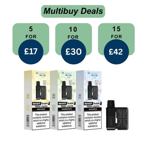 Shop Hayati Rubik 7000 Prefilled Pods - Hayati Rubik 7000 Prefilled Pods - Vape Blaze