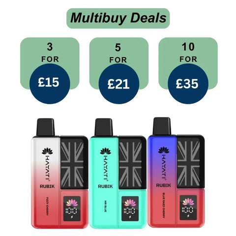 Shop Hayati Rubik 7000 Puffs Prefilled Pod Kit - Hayati Rubik 7000 Puffs Prefilled Pod Kit - Vape Blaze