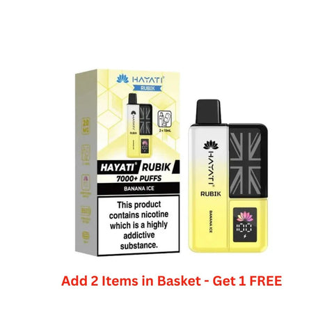 Shop Hayati Rubik 7000 Puffs Vape Kit Box of 5 - Hayati Rubik 7000 Puffs Vape Kit Box of 5 - Vape Blaze