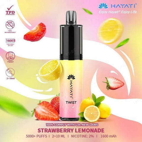 Shop Hayati Twist 5000 Disposable Vape pack of 5 - Shop Hayati Twist 5000 Disposable Vape - Hayati Twist 5000 Disposable Vape - Vape Blaze - Vape Blaze