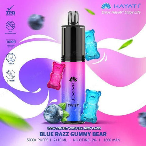Shop Hayati Twist 5000 Disposable Vape pack of 5 - Shop Hayati Twist 5000 Disposable Vape - Hayati Twist 5000 Disposable Vape - Vape Blaze - Vape Blaze