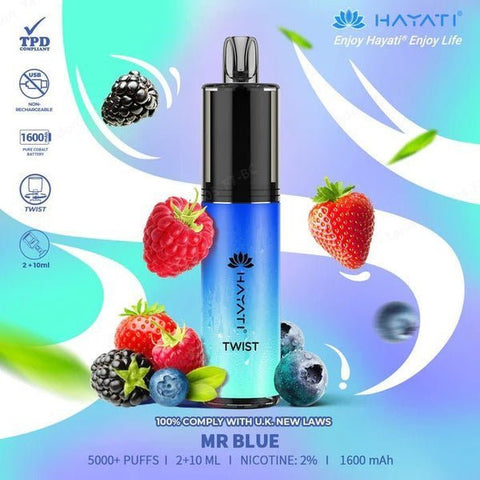 Shop Hayati Twist 5000 Disposable Vape pack of 5 - Shop Hayati Twist 5000 Disposable Vape - Hayati Twist 5000 Disposable Vape - Vape Blaze - Vape Blaze