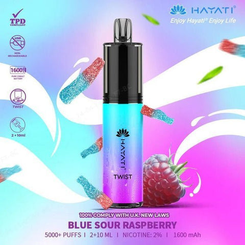 Shop Hayati Twist 5000 Disposable Vape pack of 5 - Shop Hayati Twist 5000 Disposable Vape - Hayati Twist 5000 Disposable Vape - Vape Blaze - Vape Blaze
