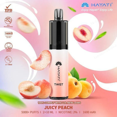 Shop Hayati Twist 5000 Disposable Vape pack of 5 - Shop Hayati Twist 5000 Disposable Vape - Hayati Twist 5000 Disposable Vape - Vape Blaze - Vape Blaze