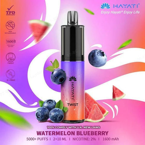 Shop Hayati Twist 5000 Disposable Vape pack of 5 - Shop Hayati Twist 5000 Disposable Vape - Hayati Twist 5000 Disposable Vape - Vape Blaze - Vape Blaze