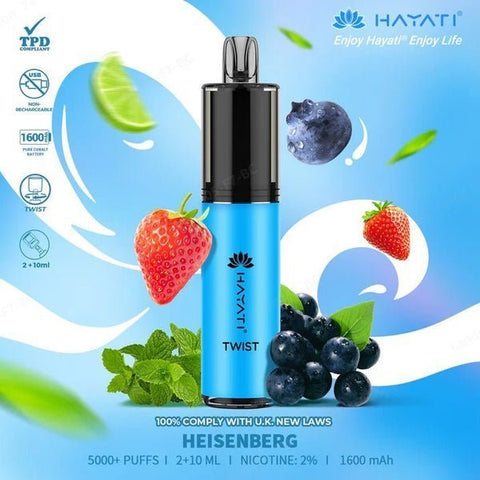 Shop Hayati Twist 5000 Disposable Vape pack of 5 - Shop Hayati Twist 5000 Disposable Vape - Hayati Twist 5000 Disposable Vape - Vape Blaze - Vape Blaze