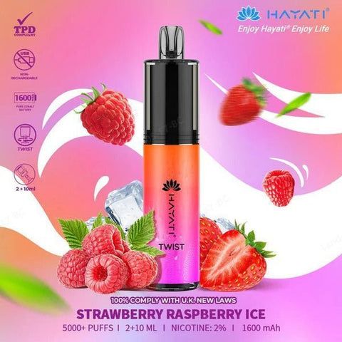 Shop Hayati Twist 5000 Disposable Vape pack of 5 - Shop Hayati Twist 5000 Disposable Vape - Hayati Twist 5000 Disposable Vape - Vape Blaze - Vape Blaze