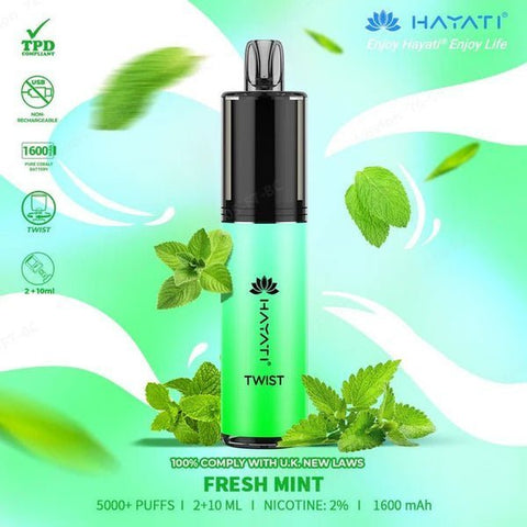 Shop Hayati Twist 5000 Disposable Vape pack of 5 - Shop Hayati Twist 5000 Disposable Vape - Hayati Twist 5000 Disposable Vape - Vape Blaze - Vape Blaze
