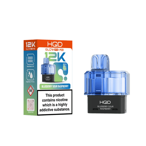 Shop HQD Glow AIR 12K Prefilled Pods - HQD Glow AIR 12K Prefilled Pods - Vape Blaze