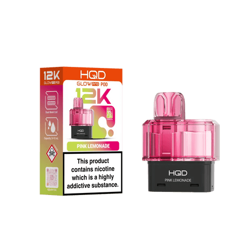 Shop HQD Glow AIR 12K Prefilled Pods - HQD Glow AIR 12K Prefilled Pods - Vape Blaze