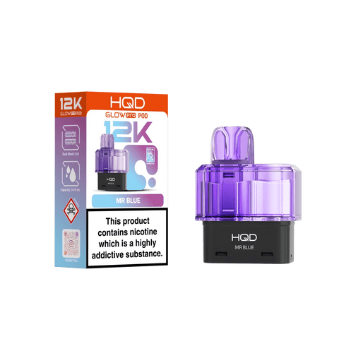 Shop HQD Glow AIR 12K Prefilled Pods - HQD Glow AIR 12K Prefilled Pods - Vape Blaze