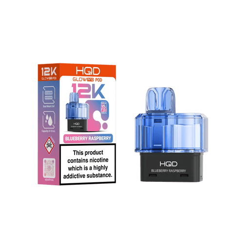 Shop HQD Glow AIR 12K Prefilled Pods - HQD Glow AIR 12K Prefilled Pods - Vape Blaze
