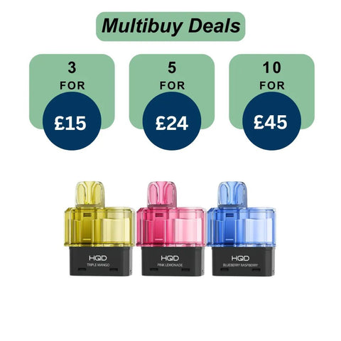 Shop HQD Glow AIR 12K Prefilled Pods - HQD Glow AIR 12K Prefilled Pods - Vape Blaze