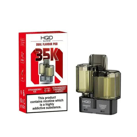 Shop HQD Glow Air 35K Prefilled Pods - HQD Glow Air 35K Prefilled Pods Simbavapes - Vape Blaze