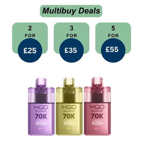 Shop HQD Glow Air 70K Prefilled Vape Kit - HQD Glow Air 70K Prefilled Vape Kit - Vape Blaze