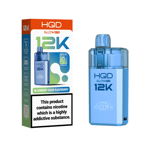 Shop HQD Glow Pro 12k Prefiiled Kit - HQD Glow Pro 12k Prefiiled Kit - Vape Blaze