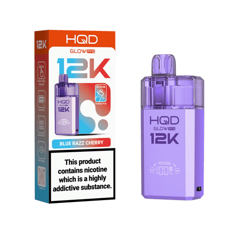Shop HQD Glow Pro 12k Prefiiled Kit - HQD Glow Pro 12k Prefiiled Kit - Vape Blaze