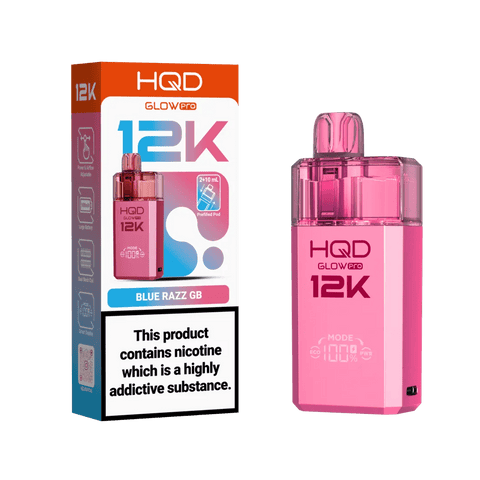 Shop HQD Glow Pro 12k Prefiiled Kit - HQD Glow Pro 12k Prefiiled Kit - Vape Blaze