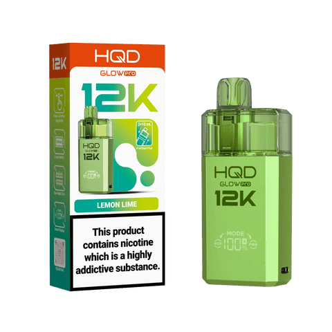 Shop HQD Glow Pro 12k Prefiiled Kit - Box of 5 - HQD Glow Pro 12k Prefiiled Kit - Box of 5 - Vape Blaze