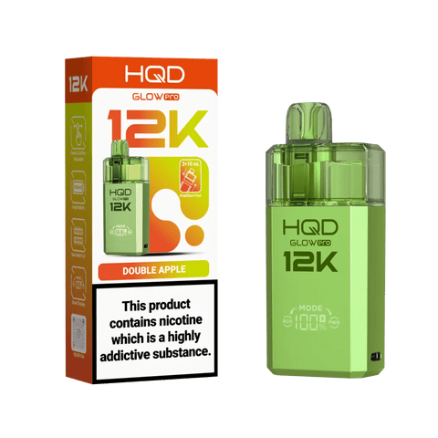 Shop HQD Glow Pro 12k Prefiiled Kit - HQD Glow Pro 12k Prefiiled Kit - Vape Blaze
