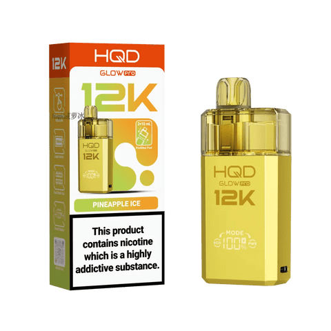 Shop HQD Glow Pro 12k Prefiiled Kit - HQD Glow Pro 12k Prefiiled Kit - Vape Blaze