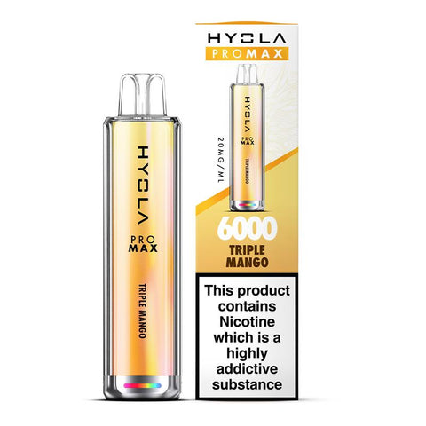 Shop Hyola Pro Max 6000 Disposable Vape Box of 10 - Hyola Pro Max 6000 Disposable Vape Box of 10 - Mcr Vape Distro - Vape Blaze