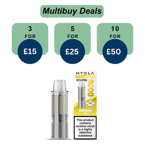Shop Hyola Pro Max 8000 Replacement Pods - Hyola Pro Max 8000 Replacement Pods - Vape Blaze