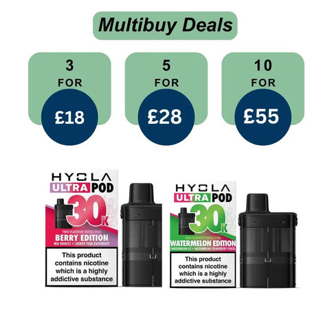 Shop Hyola Ultra 30k Prefilled Pods - Hyola Ultra 30k Prefilled Pods - Vape Blaze
