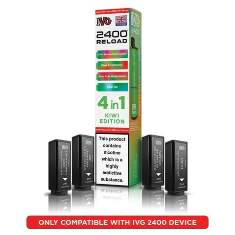 Shop IVG 2400 Reload 4IN1 Prefilled Pods - IVG 2400 Reload 4IN1 Prefilled Pods - Vape Blaze
