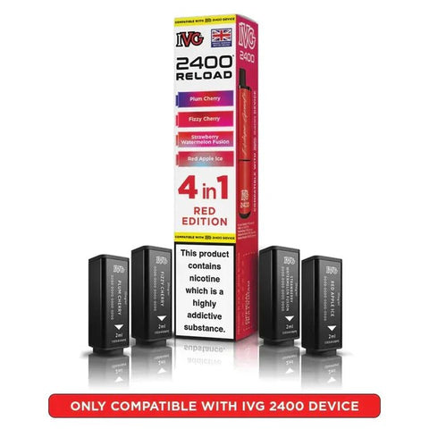 Shop IVG 2400 Reload 4IN1 Prefilled Pods - IVG 2400 Reload 4IN1 Prefilled Pods - Vape Blaze