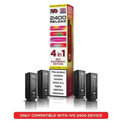 Shop IVG 2400 Reload 4IN1 Prefilled Pods - IVG 2400 Reload 4IN1 Prefilled Pods - Vape Blaze