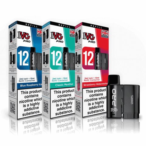 Shop IVG Pro 12 Prefilled Pods - Box of 5 - IVG Pro 12 Prefilled Pods - Box of 5 - Vape Blaze