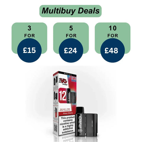 Shop IVG Pro 12 Prefilled Pods - IVG Pro 12 Prefilled Pods - Vape Blaze