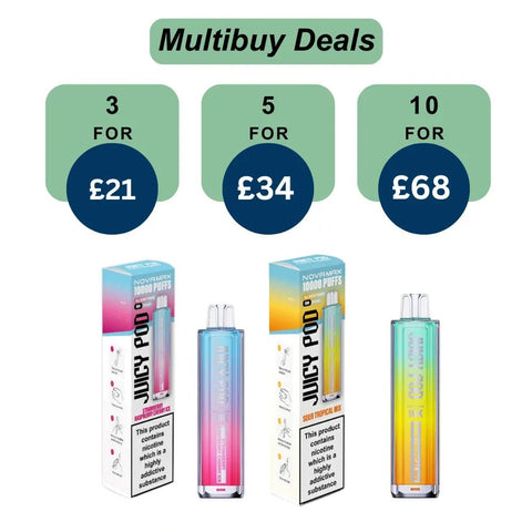 Shop Juicy Pod Novamax 10K Prefilled Pod Kit - Juicy Pod Novamax 10K Prefilled Pod Kit - Vape Blaze