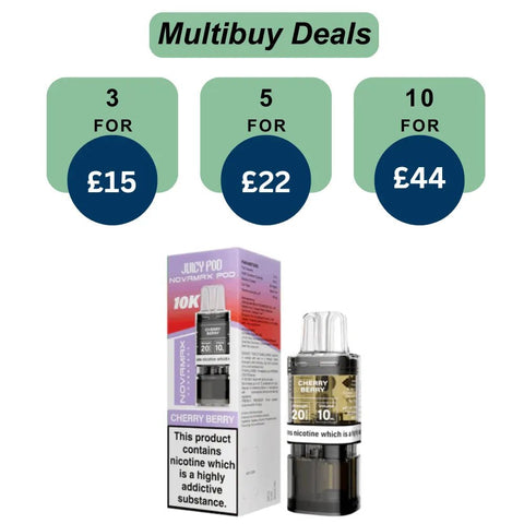 Shop Juicy Pod Novamax 10K Prefilled Pods - Juicy Pod Novamax 10K Prefilled Pods - Vape Blaze