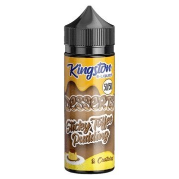 Shop Kingston 50/50 Desserts 100ML Shortfill - Kingston 50/50 Desserts 100ML Shortfill - Vape Blaze