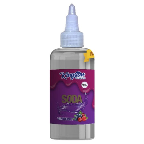 Shop Kingston E - liquids Soda 500ml Shortfill - Kingston E - liquids Soda 500ml Shortfill - Vape Blaze