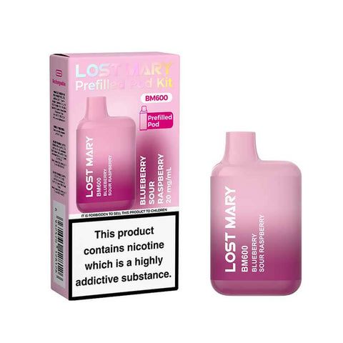 Shop Lost Mary BM600 Prefilled Pod Vape Kit - Lost Mary BM600 Prefilled Pod Vape Kit - Vape Blaze