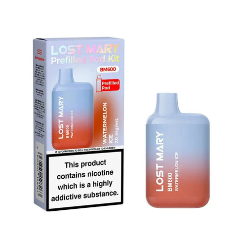 Shop Lost Mary BM600 Prefilled Pod Vape Kit Box of 10 - Lost Mary BM600 Prefilled Pod Vape Kit Box of 10 - Mcr Vape Distro - Vape Blaze