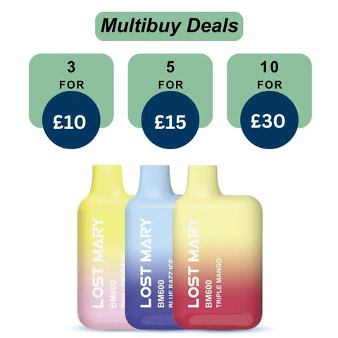 Shop Lost Mary BM600 Prefilled Pod Vape Kit - Lost Mary BM600 Prefilled Pod Vape Kit - Vape Blaze