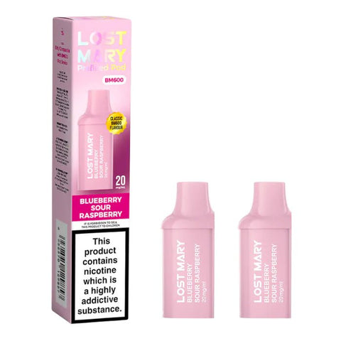 Shop Lost Mary BM600 Prefilled Pods Pack of 2 - Box of 10 - Lost Mary BM600 Prefilled Pods Pack of 2 - Box of 10 - Vape Blaze
