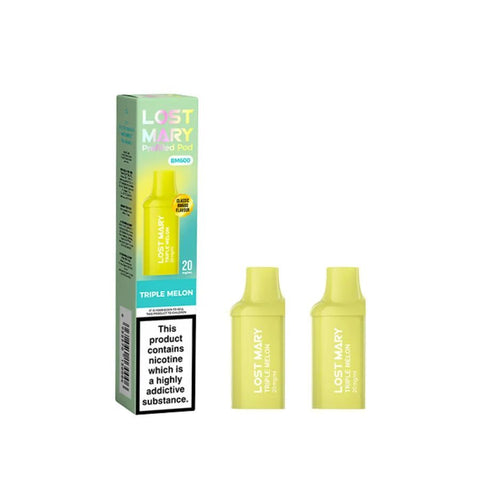 Shop Lost Mary BM600 Replacement Pods Pack of 10 - Lost Mary BM600 Replacement Pods Pack of 10 - Mcr Vape Distro - Vape Blaze