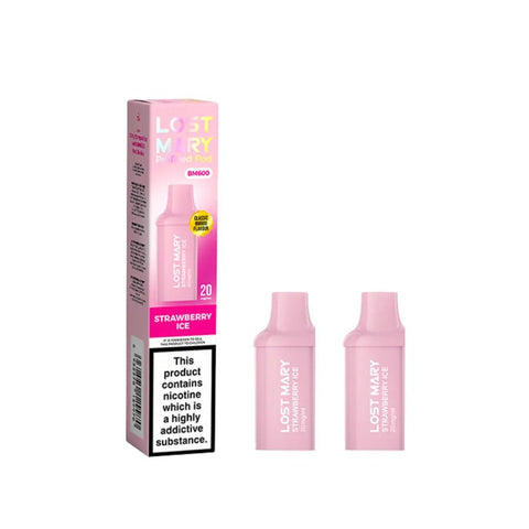 Shop Lost Mary BM600 Replacement Pods Pack of 10 - Lost Mary BM600 Replacement Pods Pack of 10 - Mcr Vape Distro - Vape Blaze