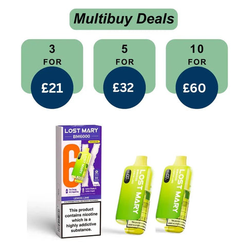 Shop Lost Mary BM6000 Prefilled Pod Vape Kit - Lost Mary BM6000 Prefilled Pod Vape Kit - Vape Blaze