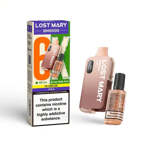 Shop Lost Mary BM6000 Prefilled Vape Box of 5 - Lost Mary BM6000 Prefilled Vape Box of 5 - Vape Blaze
