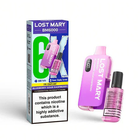 Shop Lost Mary BM6000 Prefilled Vape Box of 5 - Lost Mary BM6000 Prefilled Vape Box of 5 - Vape Blaze