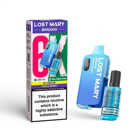Shop Lost Mary BM6000 Prefilled Vape Box of 5 - Lost Mary BM6000 Prefilled Vape Box of 5 - Vape Blaze