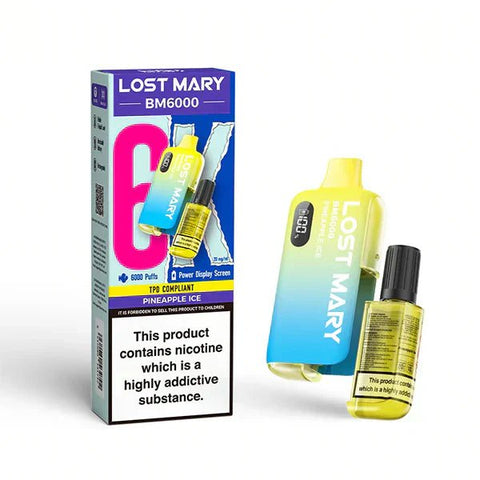 Shop Lost Mary BM6000 Prefilled Vape Box of 5 - Lost Mary BM6000 Prefilled Vape Box of 5 - Vape Blaze